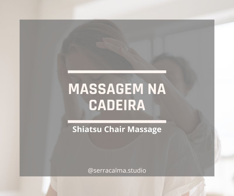 Shiatsu na Cadeira